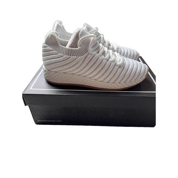 J/Slides Urban Shoes Womens Size 6 Knit Two Tone Casual Sneakers - Picture 5 of 11